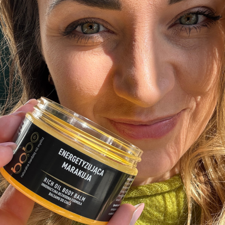 Balsam do ciała Energetyzująca Marakuja – szczegóły opakowania, etykieta produktu BABO Home SPA, 125 ml