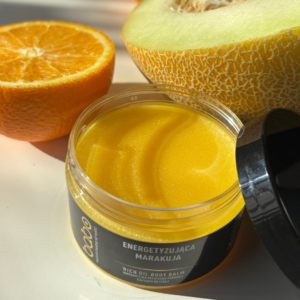 Balsam do ciała Energetyzująca Marakuja – naturalne składniki: marakuja, masło mango, olej migdałowy dla regeneracji skóry