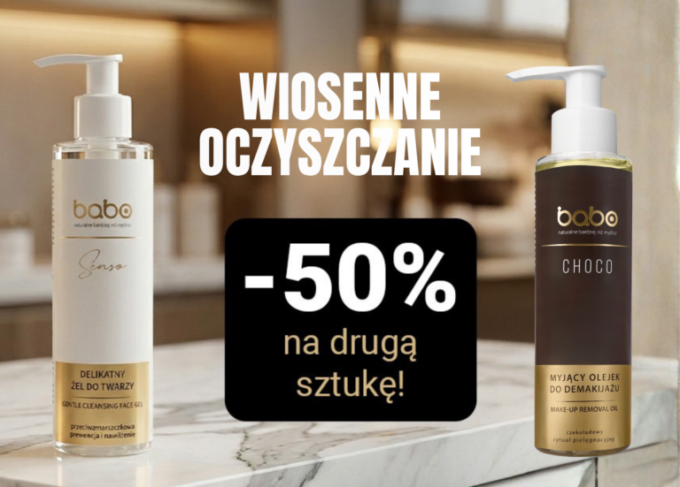 wiosenne oczyszczanaie- promocja 1+1-50%